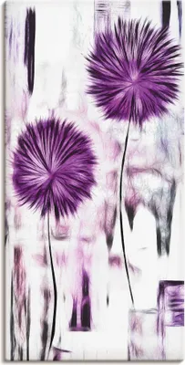 Produktbild von ARTland Leinwandbild Blumen II Größe: 20x40 cm