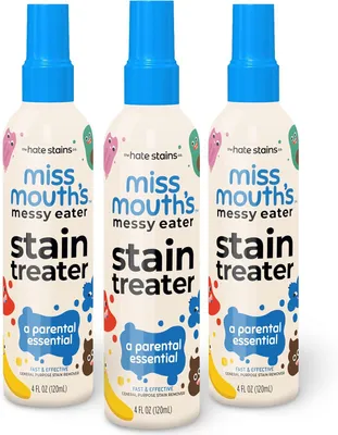 Produktbild von 1 x Miss Mouth's Fleckenentferner Spray, 120 ml–Ideal für Babys & Neugeborene, entfernt Lebensmittel-, Fett- & Kaffeeflecken ohne chemische Reinigung