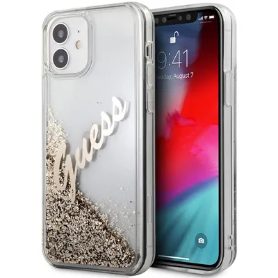 Immagine prodotto di Guess per iPhone 12 MINI custodia protettiva per cellulare cover Case Vintage Script