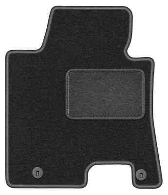 Produktbild von Fahrermatte Velours für Kia Ceed II 2012-2018 (Schrägheck/Kombi/Proceed) – 1-tlg, Graphit, passgenau – Wielganizator LUX