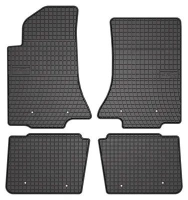 Produktbild von Gummi-Fußmatten für Opel Omega B 1994-2003 – 4-tlg, Schwarz, passgenau