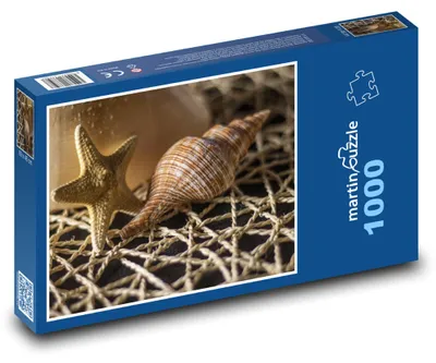 Obrázek produktu pro Puzzle 1000 Mořská hvězdice a mušle - martinpuzzle
