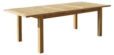 Produktbild von Ausziehbarer Gartentisch recycelt Teakholz 8/10 Personen