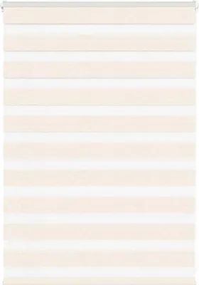 Produktbild von Doppelrollo Marmorbeige 100x100 cm Stoffbreite 95,9 cm Polyester