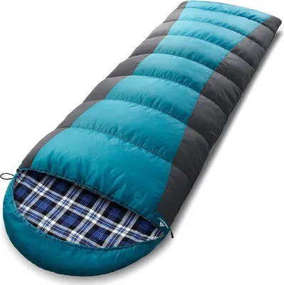 Obrázok produktu pre Zimný spacák, vodeodolný, 210x80 cm, pre dospelých, vhodný na 3-4 ročné obdobia