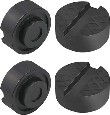 Produktbild von Famanu Gummipads für Reifenwechsel - 4 Stück, schwarz