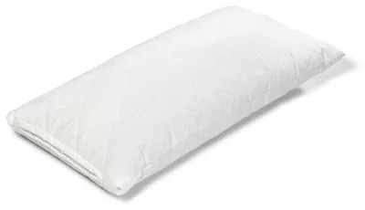 Produktbild von Kleines Kissen mit Hirseschalen 40 x 20 cm Bio-Hirsekissen 20x40cm - Steppware weiß, direkt befüllt