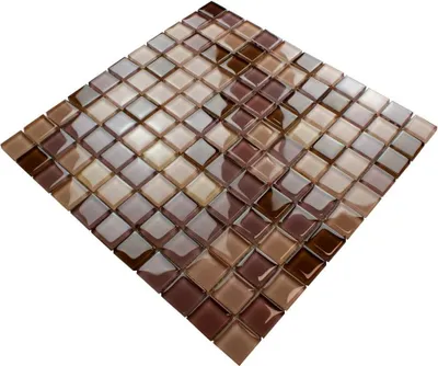 Immagine prodotto di Mosaico di vetro marrone, tessere di mosaico lucide per bagno e cucina