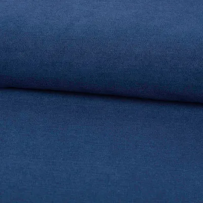 Produktbild von Jeansstoff Meterware Stretch Denim Knit blau 1,44m