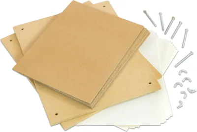 Produktbild von Betzold, Blumenpresse XXL, 32x26cm, inkl. Kartonblättern und Einlegepapier
