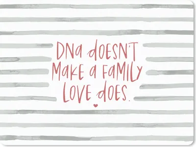 Produktbild von MuchoWow® Mauspad Mousepad Familie - Zitate - Nicht die DNA macht eine Familie, sondern die Liebe - Sprichwörter 23x19 cm - Mousepads - Maus Mat - Pad - Mausunterlage - Schreibtischunterlage - Mauspad