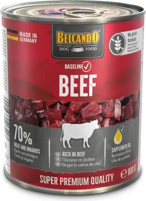 Produktbild von Belcando 513425, Adult, jede Rasse, Rind, 800 g, Ohne Soja