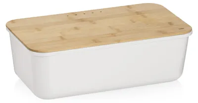 Obrázok produktu pre Kela Apart, Obdĺžnikový, Biela, Drevo, Bamboo, Plast, Prírodný, Bamboo, 210 mm