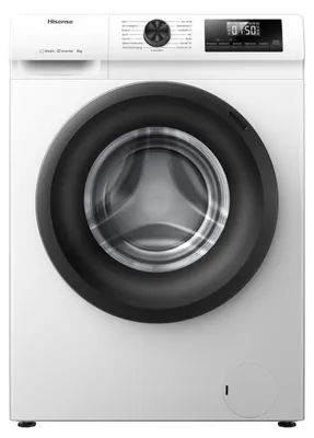 Produktbild von Hisense WF1Q8041BW Waschmaschine mit Dampffunktion /8KG /1400 U/Min /15 Programme/Anti-Allergie