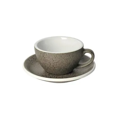 Obrázek produktu pro Šálek na cappuccino s podšálkem Loveramics Egg Granite, 200 ml