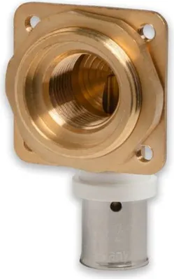 Produktbild von Selfio-Press Aluverbund Pressfitting Spühlkastenanschluss 16 x 2 mm - 1/2' TH + U Kontur DVGW