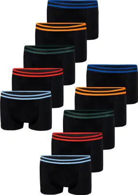Produktbild von 10 Jungen Boxershorts Unterhosen aus Baumwolle Unterwäsche - Dinosaurier 140-146