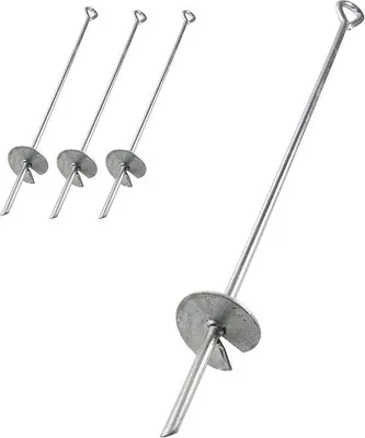 Produktbild von Famanu Grundanker Set - Extra lange Stahlanker für sichere Befestigung - 80 cm