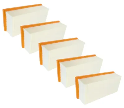 Produktbild von vhbw 5x Flachfaltenfilter kompatibel mit Kärcher NT 65/2 Eco, NT 65/2 Ap, NT 65/2 Ap Me Industriestaubsauger Nass-/Trockensauger Staubsauger