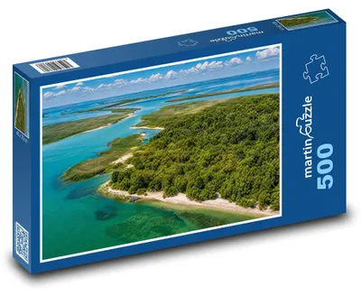 Obrázok produktu pre Puzzle 500 Krajina pri jazere Razelm - martinpuzzle