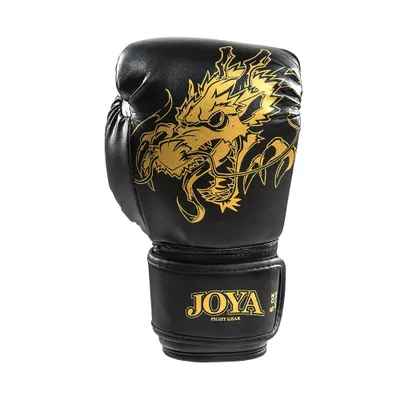 Produktbild von Joya Dragon Kickboxhandschuhe Polyurethan- Schwarz / Gold - 4 oz.