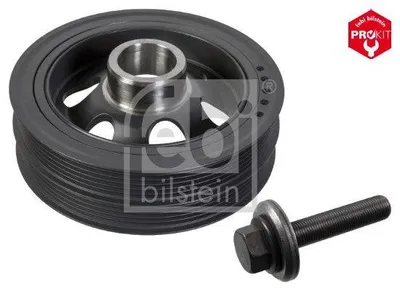 Produktbild von FEBI BILSTEIN 198297 Riemenscheibe Kurbelwelle für FORD Transit Mk7 Kastenwagen (V363, FCD, FDD) 166mm