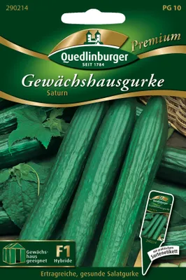 Produktbild von Quedlinburger Saatgut - Gewächshausgurken Saturn - Samen - 290214