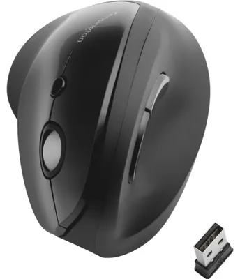 Zdjęcie produktu dla Kensington Wertykalna, bezprzewodowa mysz Pro Fit Ergo, RF Wireless, Czarny