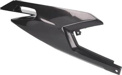Zdjęcie produktu dla Obudowa boczna Derbi, prawa strona, czarna, dekoracyjna, przeznaczona do Aprilia SX 50, silnik Derbi