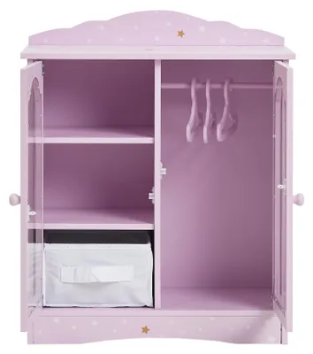 Produktbild von Puppenschrank Holz Puppenzubehör Babypuppen Spielzeug Olivias World TD-0210AP