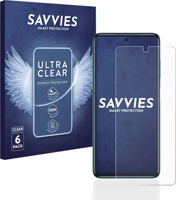 Produktbild von 6x Für Xiaomi Poco X3 Pro Schutzfolie Savvies Displayschutz Display Schutz Folie Klar Transparent