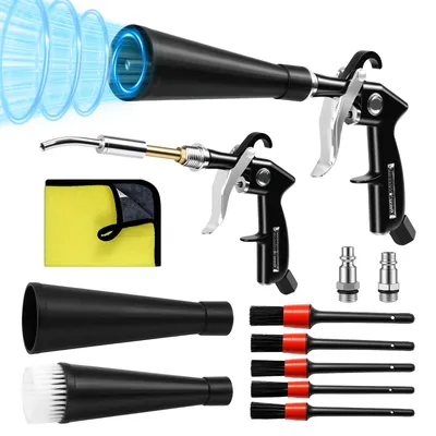 Druckluft-Reinigungspistole, 6–9,2 Bar, für Auto, Sitze, Felgen