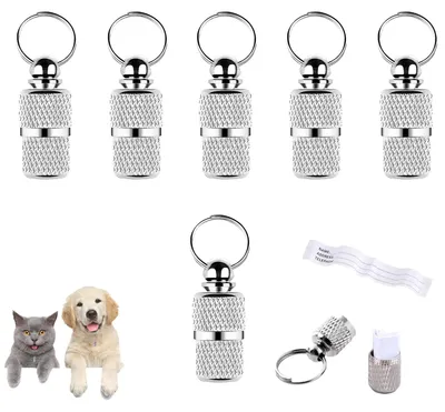 Produktbild von 6 personalisierte Adressschilder für Hunde und Katzen