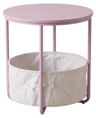 Produktbild von Runder Beistelltisch mit Korb, Ø 45 cm x 50 cm