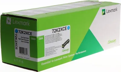 Produktbild von Lexmark 72K2XCE, Cyan, 1 Stück(e)