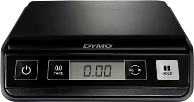 Produktbild von DYMO M1, Elektronische Postwaage, 1 kg, 1 g, Schwarz, LCD, 15 cm