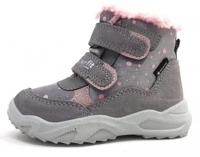 Productafbeelding van Superfit winterlaarsjes voor meisjes, synthetisch materiaal, model Glacier, kleur grijs, schoenmaat: 23 EU