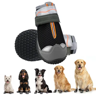 Image de Chaussures de protection pour les pattes de chien Gimars, imperméables et antidérapantes, respirantes, pour Ou