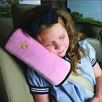 Immagine prodotto di Cuscino per cintura di sicurezza per bambini, rosa