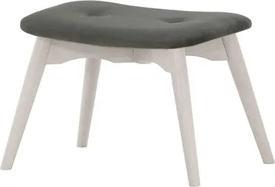 Image de Repose-pied Ducan Velvet-Kronos 22-Blanc