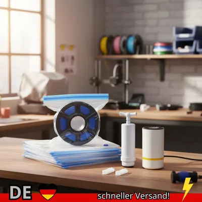 Produktbild von 3D-Drucker-Filament-Aufbewahrungsbeutel PLA ABS PETG Vakuumbeutel Trockner