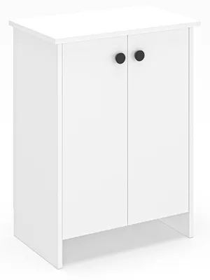 Obrázok produktu pre Skye Decor, kvalitná viacúčelová komoda, biela, 58x82x36 cm, 3 police, 100% melamín