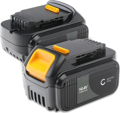 Produktbild von CELLONIC 2x Akku für Werkzeug Kompatibel mit Dewalt DCR027, DCR020, DCV584, DCB141 - (4000mAh, 14.4V)