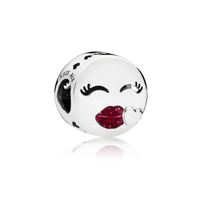 Produktbild von Pandora 796561EN152 Charm Kuss Silber