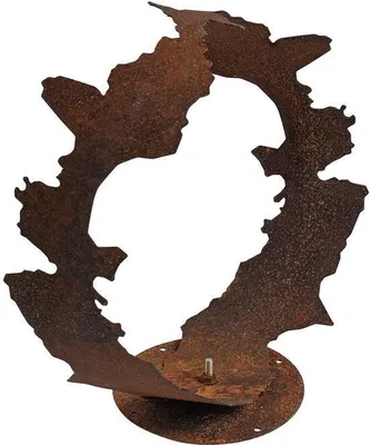 Produktbild von Gartenskulptur Edelrost Gartendeko 38 cm Rost Dekofigur Dekoration Skulptur Deko