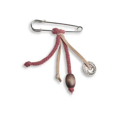 Produktbild von Knit Factory Brosche - Stone Red