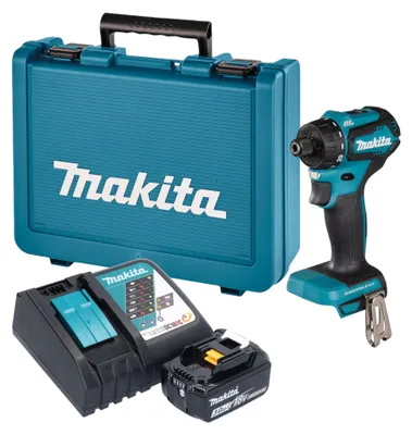 Produktbild von Makita DDF 083 RF1E Akku Bohrschrauber 18 V 40 Nm 1/4'' Brushless + 1x Akku 3,0 Ah + Ladegerät + Koffer