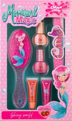 Immagine prodotto di CHLAPU CHLAP Set magico per bambine con spazzola, smalti, lima e lucidalabbra