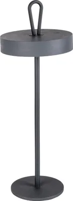 Obrázok produktu pre Vonkajšia stolová lampa LED, čierna, nabíjateľná batéria, dotykový stmievač, H 35 cm