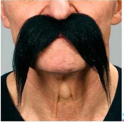 Image de Moustache de maman Noir Noir One Size